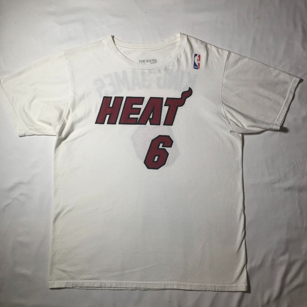 Adidas "King James" Miami Heat Tee Shirt